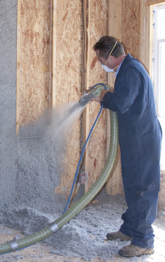 Nu-Wool Wall spray blow in insulation