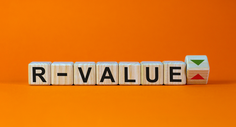 R-value for cellulose insulation concept on blocks